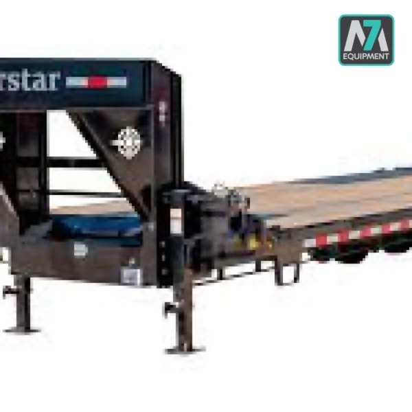 Utilitough 102x30 Deck Over Trailer with Mega Ramps, wood deck, 22,000lb