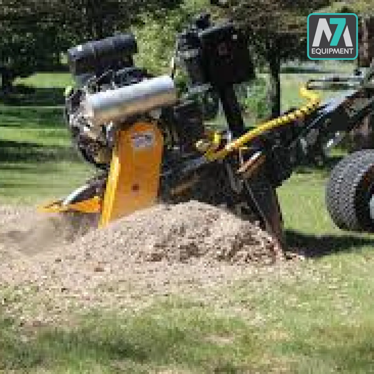 Branch Manager Mini Skid Steer 38 Special Stump Grinder Attachment - Image 2