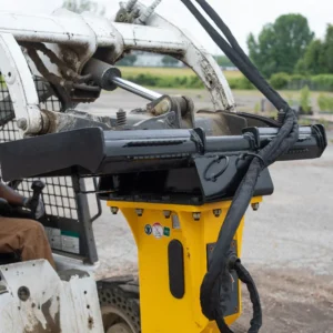 Skid steer hydraulic breaker mount