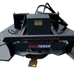 Utilitough high-flow skid steer brush cutter