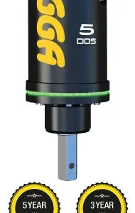 5DDS - HIGH FLOW DRIVE WT HALO - 2.5" HEX SHAFT WITH SINGLE PIN MOUNT - M7 Equipment